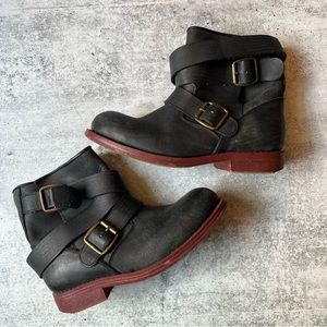 Jeffrey Campbell Leather Biker Bootie Size 7